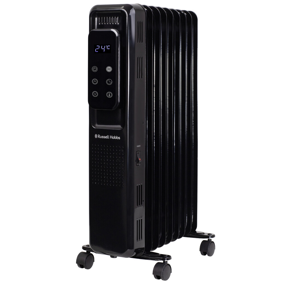 Russell Hobbs Electric Heater 2000W 9 Fin Oil Radiator RHOFR2009B-D