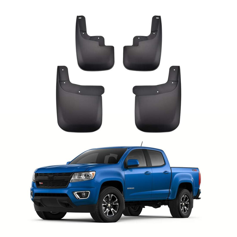 Tecoom Mud Flaps For Chevy Colorado/Gmc Canyon Without Flares 2015-202 822361455776