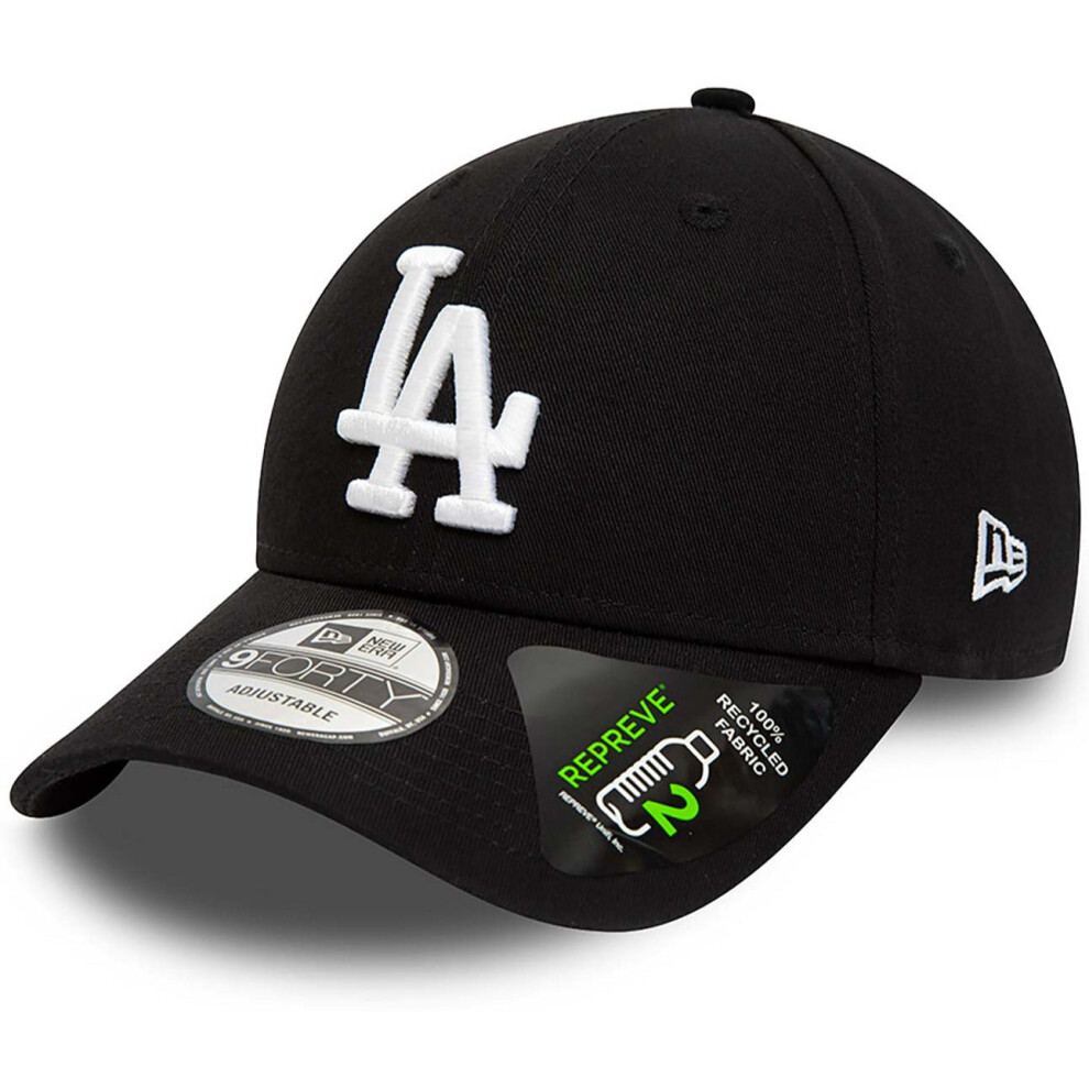 Los Angeles Dodgers New Era 9Forty League Essential Repreve Black Baseball Cap