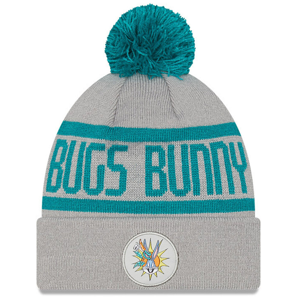 (Grey, Youth  ( 6 - 12 years)) Bugs Bunny New Era Kids Looney Tunes Jake Cuff Knit Bobble Hat