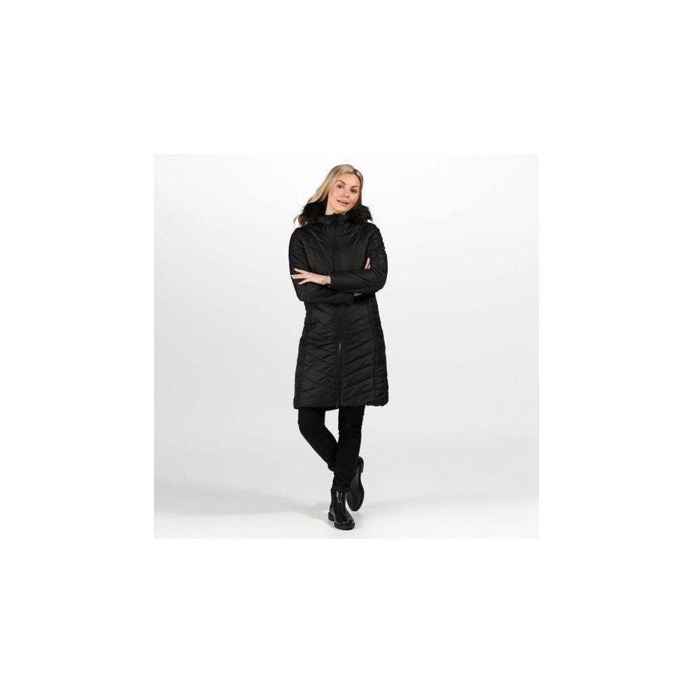 Regatta Fritha Womens Black Coat Size 8