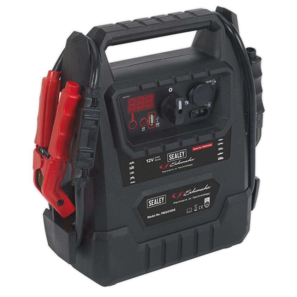 Sealey 12V Roadstart® Emergency Jump Starter 2300 Peak Amps - Dekra Approved Pbi2212gs