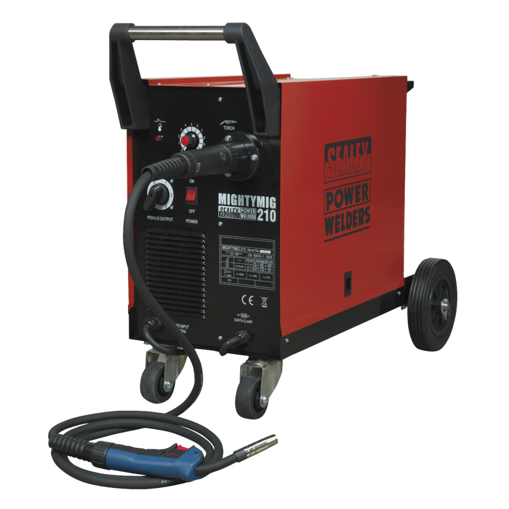 Sealey Professional Gas/Gasless MIG Welder with Euro Torch 210A MIGHTYMIG210