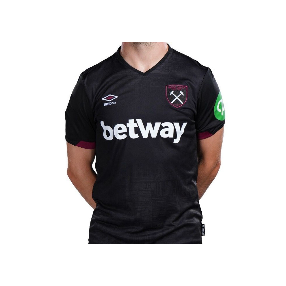 Umbro (L) West Ham United Away Shirt 2024/25 Black