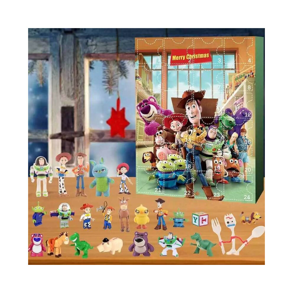 Toy Story Christmas Advent Countdown Calendar 24 Days Xmas Blind Box Toys Gift