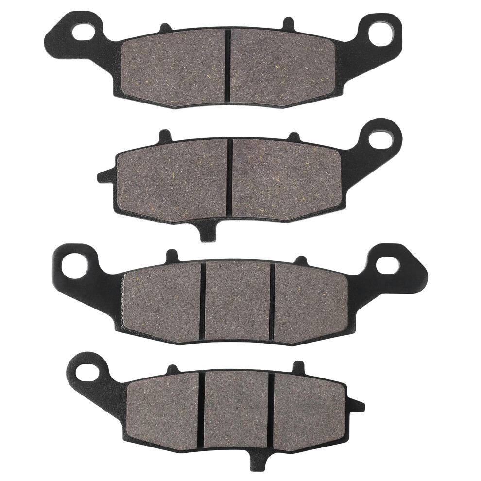 Sollon Front And Rear Brake Pads For Kawasaki Vn900 Vulcan Classic/Classic Lt 2006-2014 Vn900 Vulcan Custom 2007-2014 Vn1500 1999-2004 Vn1600 Vulca 667581217885
