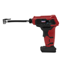 Sealey SV20 Series 20V Cordless Tyre Inflator (Body Only) CP20VAP with Digital LED Display & Auto Cut-Out