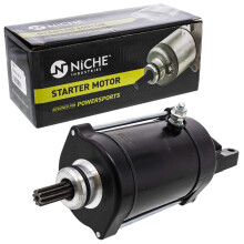 NICHE Starter Motor 31200-HN8-003 Hochdrehmoment für Honda Rincon 650 680 Big Red 700 Pioneer 700-4