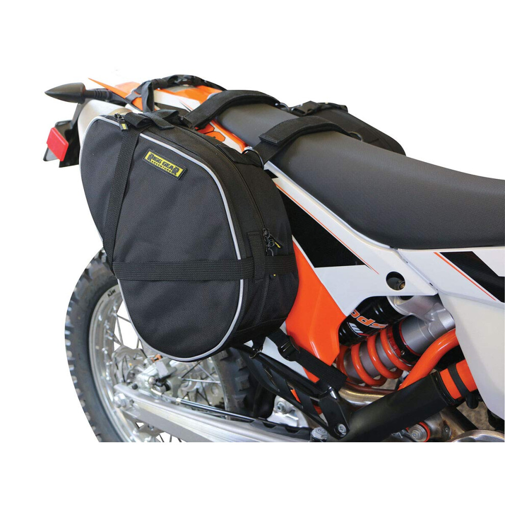 Nelson-Rigg Dual Sport Enduro Saddlebags Fits Most Dual Sport/Enduro Ktm Honda Yamaha & Suzuki Models Black 4719868295577