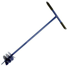 Fence Post Hole Digger Auger 127mm x 1m Bore with Fixed Handle CT0976
