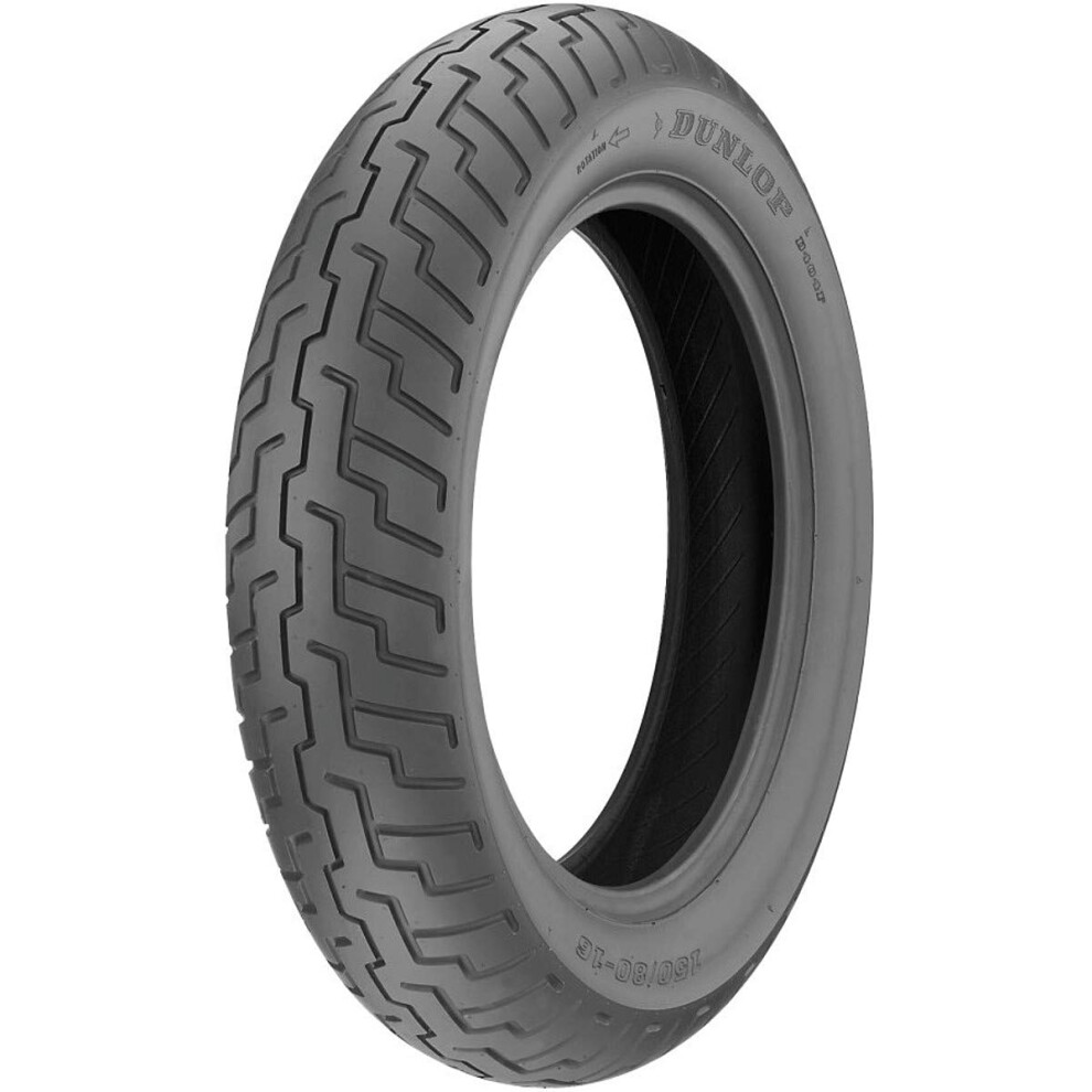 Dunlop D404 Front Motorcycle Tire 110/90-19 (62H) Black Wall - Fits: H