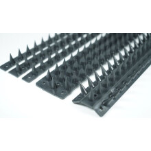 (1 Pack - 5m, Black) Prikkastrip FENCE WALL SPIKES Garden Security