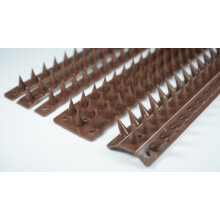 (4 Pack - 20m, Brown) Prikkastrip FENCE WALL SPIKES Garden Security