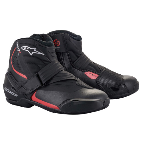 Alpinestars SMX-1 R V2 Μπότα (Μαύρο/Κόκκινο, αριθμός_12)