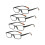 (+4.00/+4.0) 4 x Slim Reading Glasses Mens Womens Unisex Reader 1