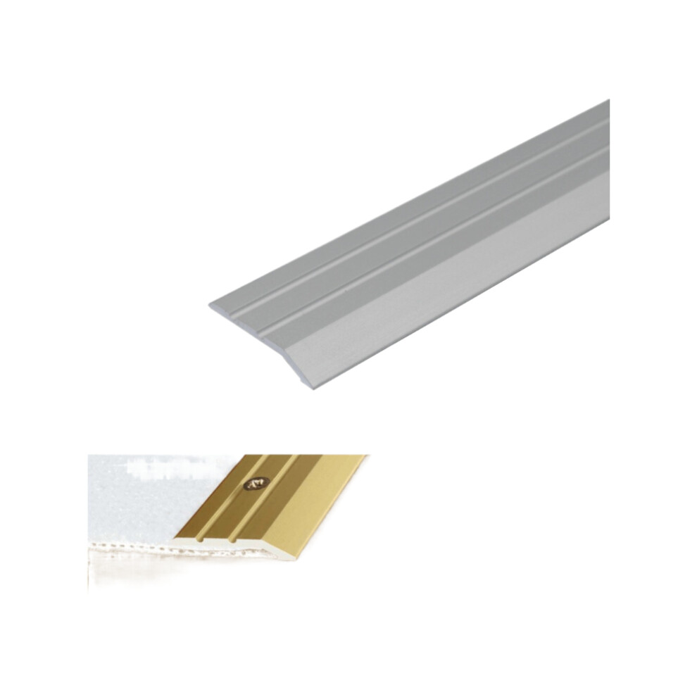 Cayrus Silver (0.9M, ) A01 30Mm Anodised Aluminium Door Threshold Ramp Profile