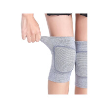 (Grey, S) 1 Pair Dance Knee Pads Non-slip Softknee Protective Sleeve