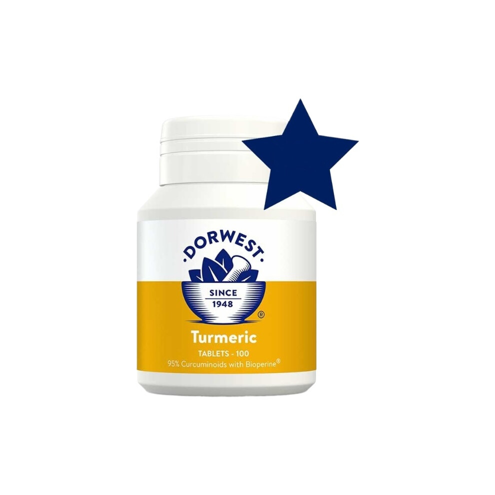 Dorwest Black Turmeric Tablets For Dogs And Cats | Size: 100Tabs - Image 3