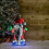 Snow Time 60cm Infinity Christmas Santa on Metal Base with Multi-Coloured LEDs 3