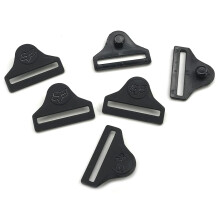 Genouill  res Fox Racing Titan PRO/Race pour homme, lot de 6, noires, taille unique