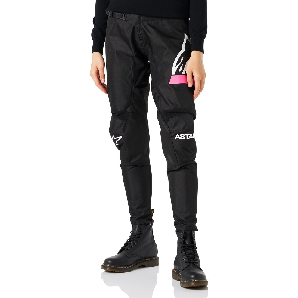 Alpinestars Fluid Stella Motocross Pants( Fluo 32) Black/Pink 8059175902222