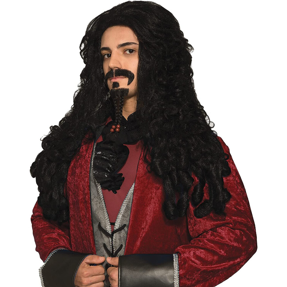 Forum Novelties Men's Pirate Wig  Black  One Size