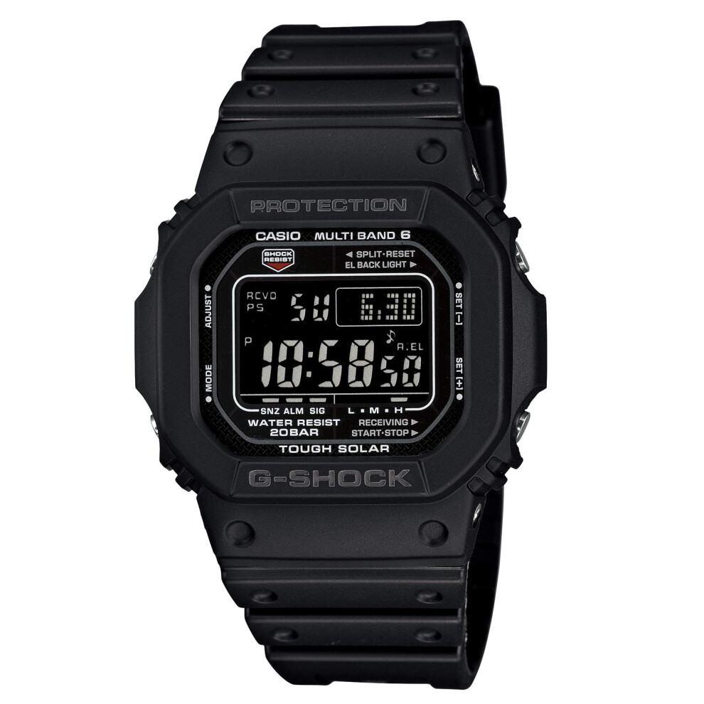 Casio Men's GW-M5610-1BJF G-Shock Solar Digital Multi Band 6 Black Wat