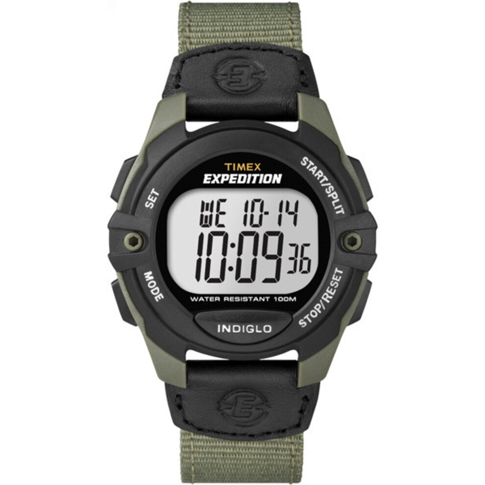 Timex Men's T49993 Expedition Full-Size Digital CAT Green/Black Mixed