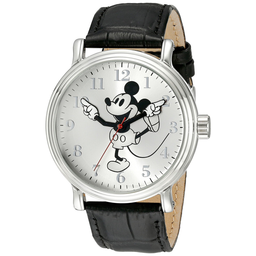 Disney Mickey Mouse Adult Vintage Articulating Hands Analog Quartz Wat