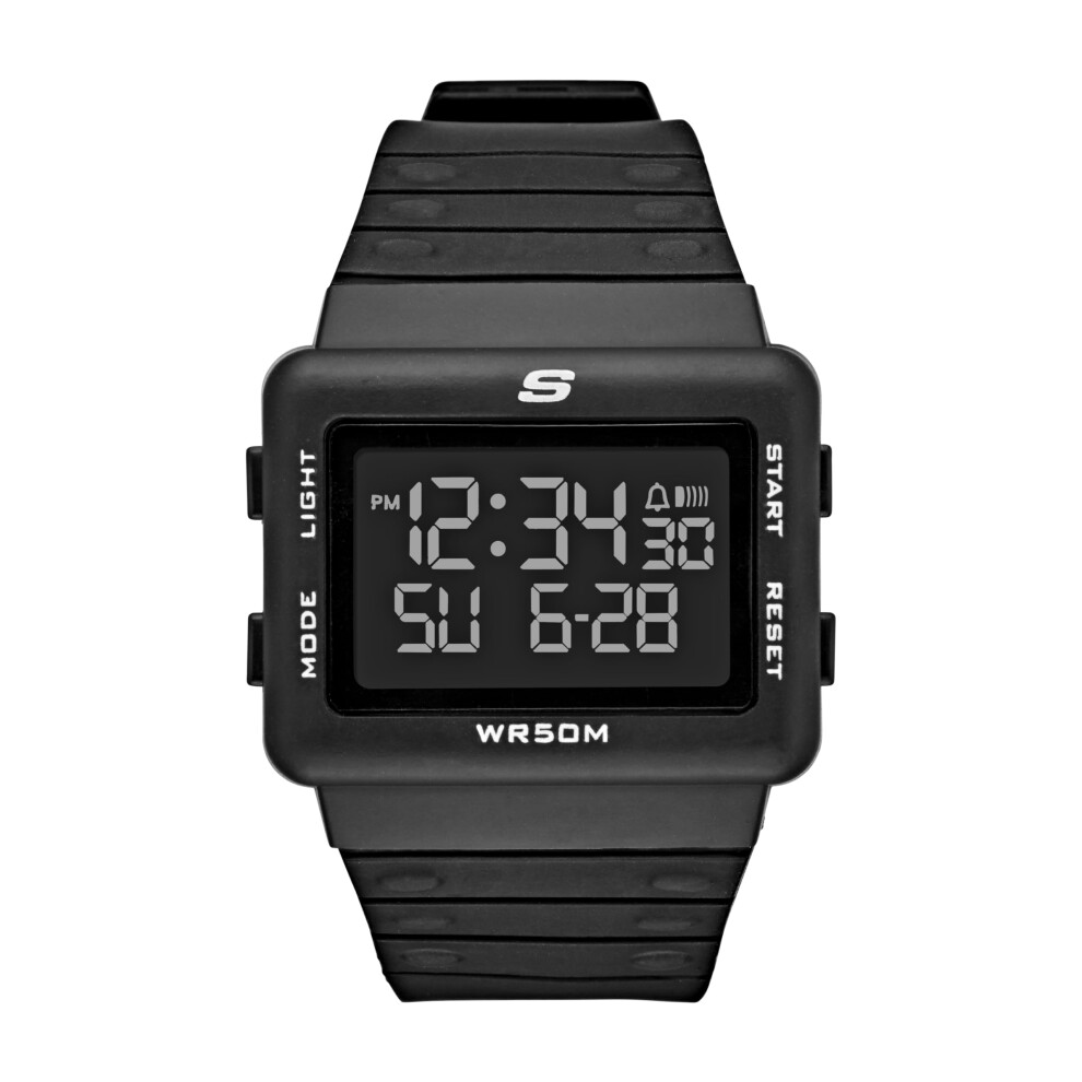 Skechers Men's Larson Digital Chronograph Watch  Color: Black (Model: