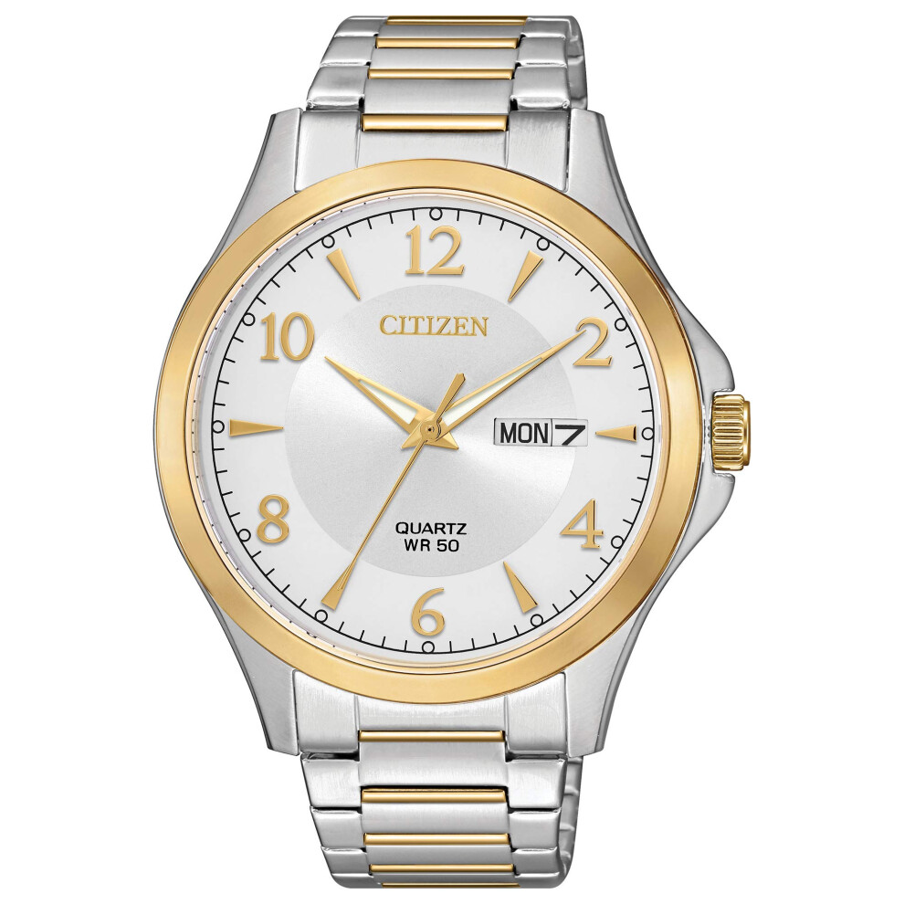 Citizen Quartz Mens Watch  Stainless Steel  Classic  Two-Tone (Model: