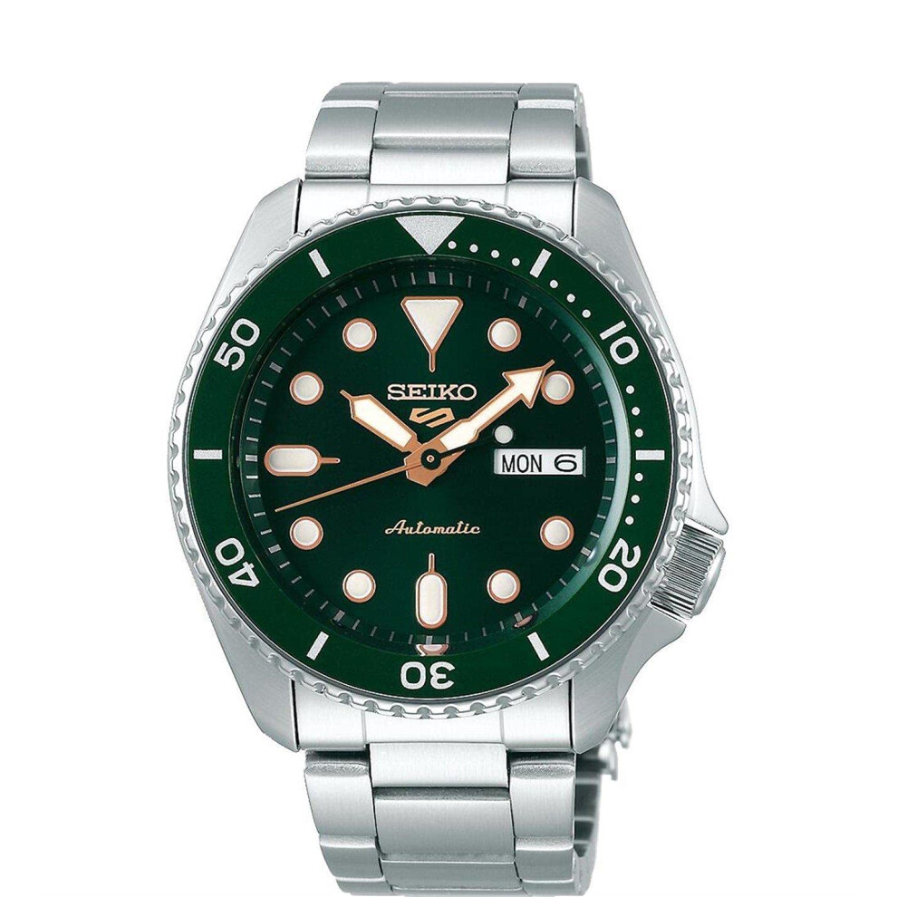 SEIKO SRPD63 Automatic Watch for Men - 5 Sports - Forest Green Dial  D