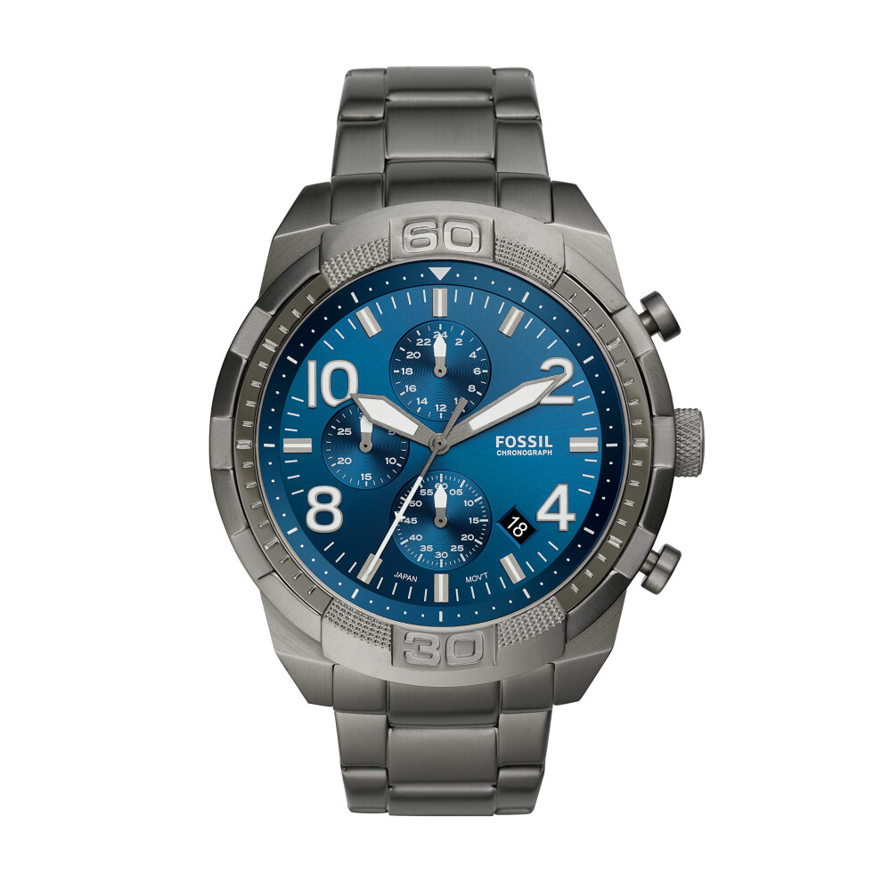 Fossil Men's Bronson Quartz Stainless Steel Chronograph Watch  Color: