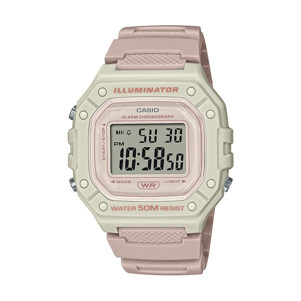 Casio Illuminator Alarm Chronograph Digital Sport Watch (Model W218HC-