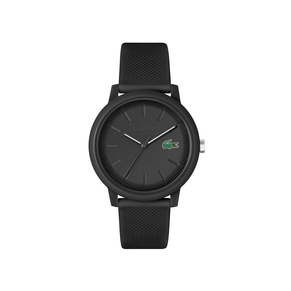 Lacoste.12.12 Men's Quartz Plastic and Silicone Strap Watch  Color: Bl