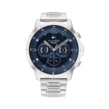 Tommy Hilfiger Men's Stainless Steel Case and Link Bracelet Watch Col