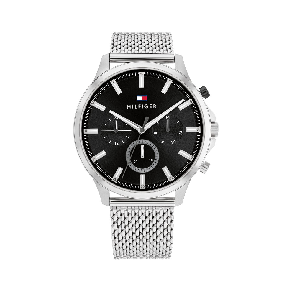 Tommy Hilfiger 1710498 Men's Stainless Steel Case and Mesh Bracelet Wa