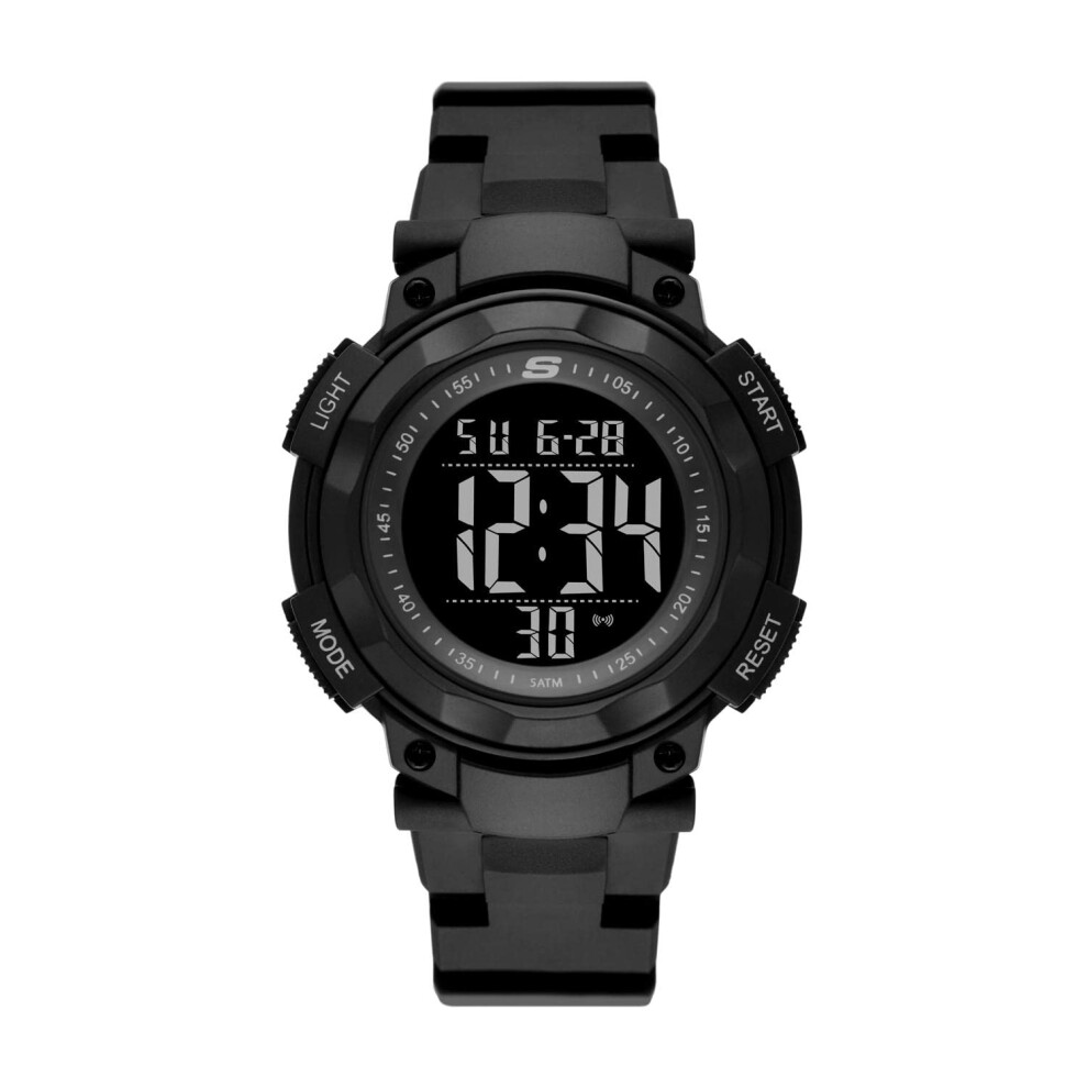 Skechers Men's Ruhland Digital Chronograph Watch  Color: Blackout (Mod