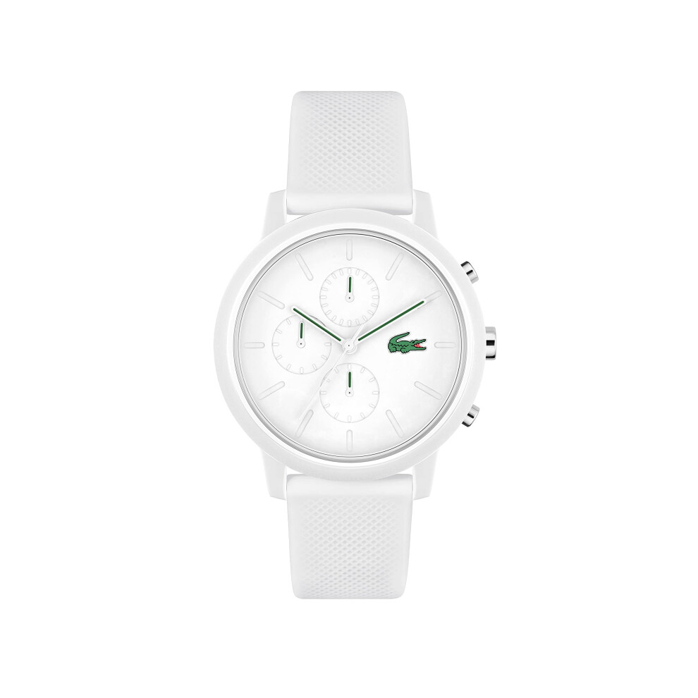 Lacoste.12.12 Chrono Men's Quartz 2011246 Plastic Case and Silicone St