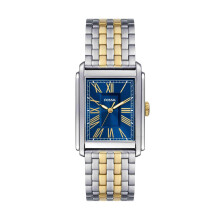 Montre  trois aiguilles en acier inoxydable  quartz Carraway Fossil pour hommes Couleur : argent/or (modle : FS6010)