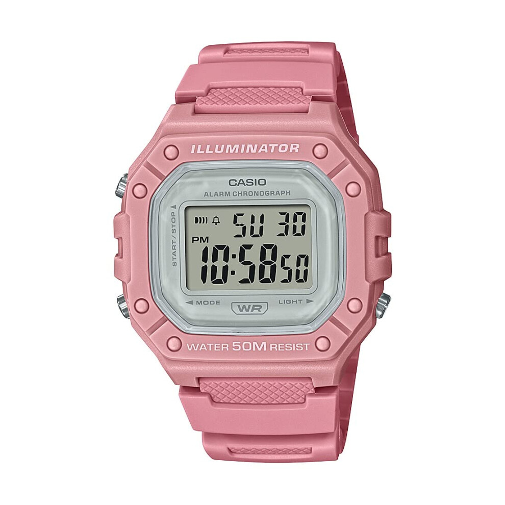 Casio Illuminator Alarm Chronograph Digital Sport Watch (Model W218HC-