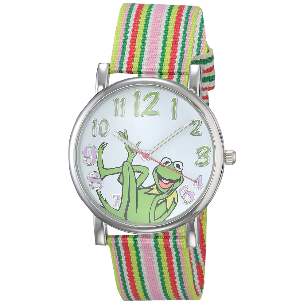 Muppets Women's MU1010 Kermit the Frog Dial Multi-Color Watch with Fab