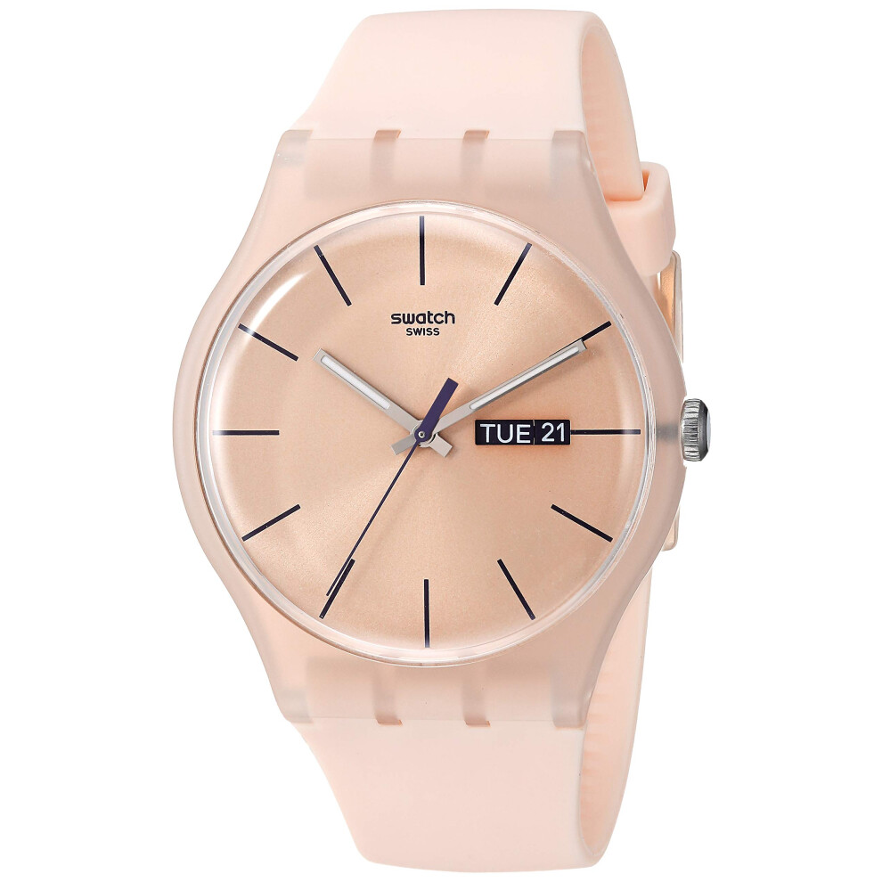 Swatch ROSE REBEL Unisex Watch  Pink (Model: SUOT700)