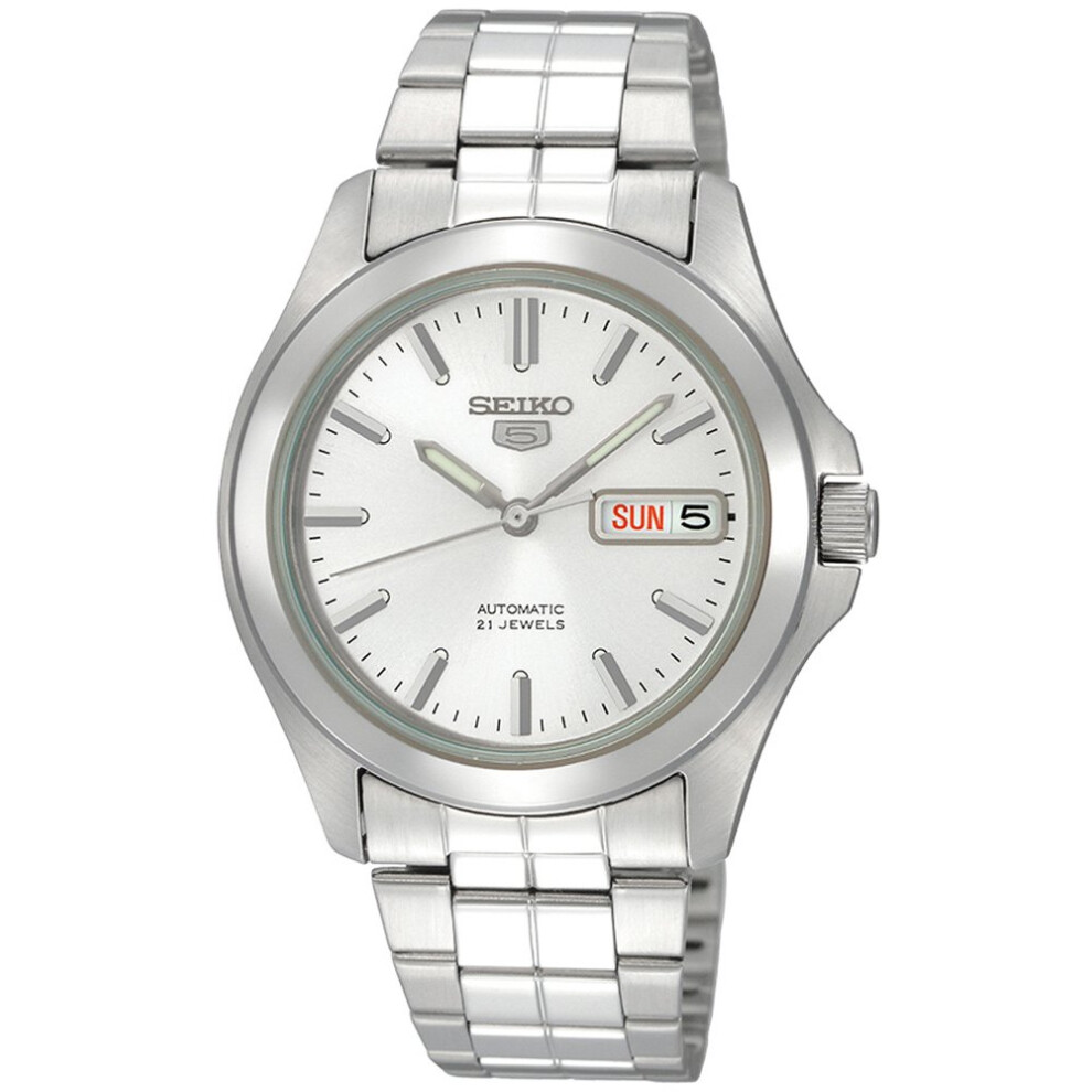 Seiko Men's SNKK87 Two Tone Stainless Steel Analog with White Dial Wat