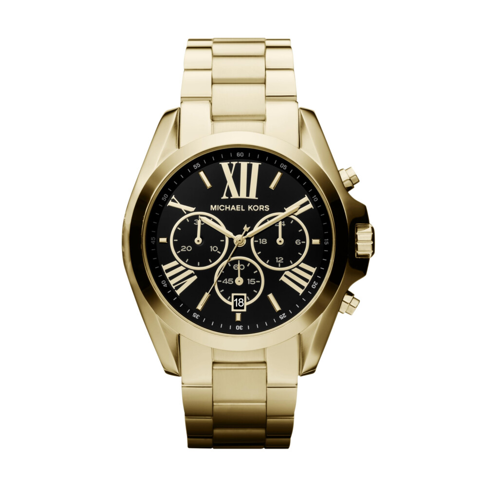 Michael Kors Bradshaw Chronograph Gold-Tone Stainless Steel Women's Wa