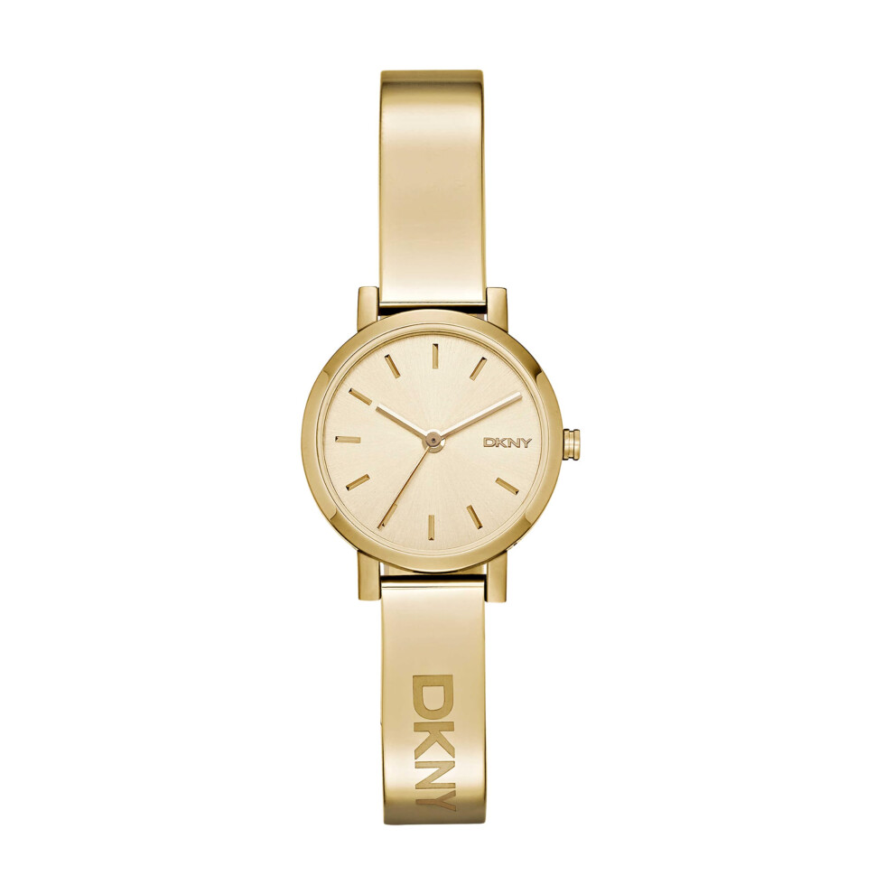 DKNY Women's Soho Quartz Stainless Steel Dress Watch  Color: Gold (Mod