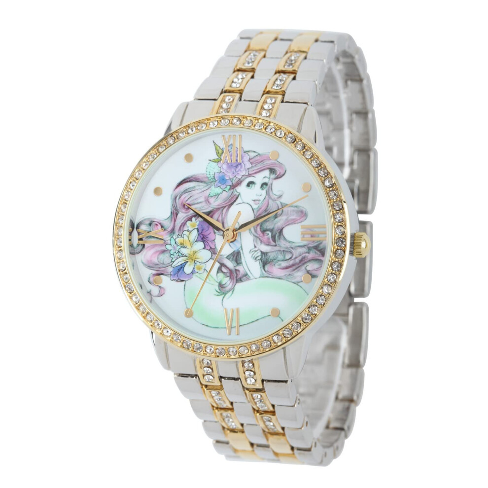 Disney Adult Glitz Analog Quartz CZ Bracelet Watch