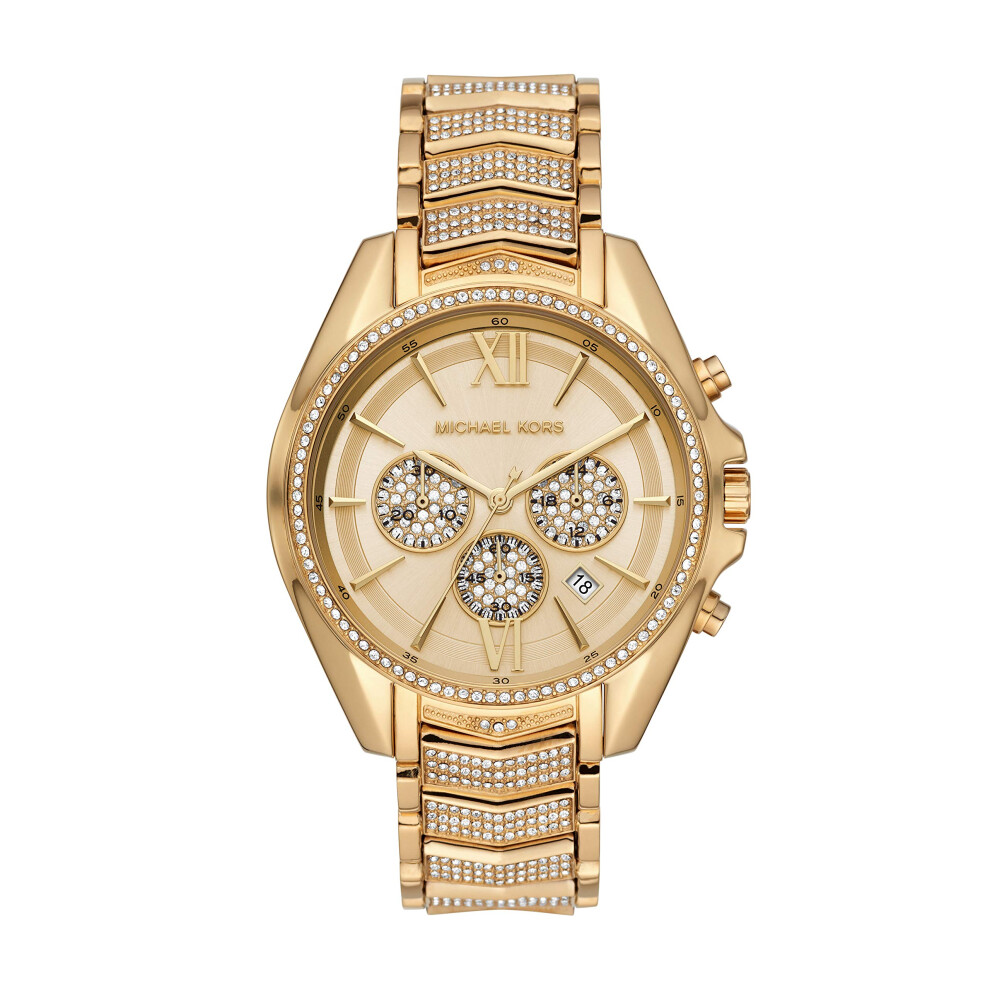 Michael Kors Whitney Chronograph Gold-Tone Stainless Steel Women's Wat