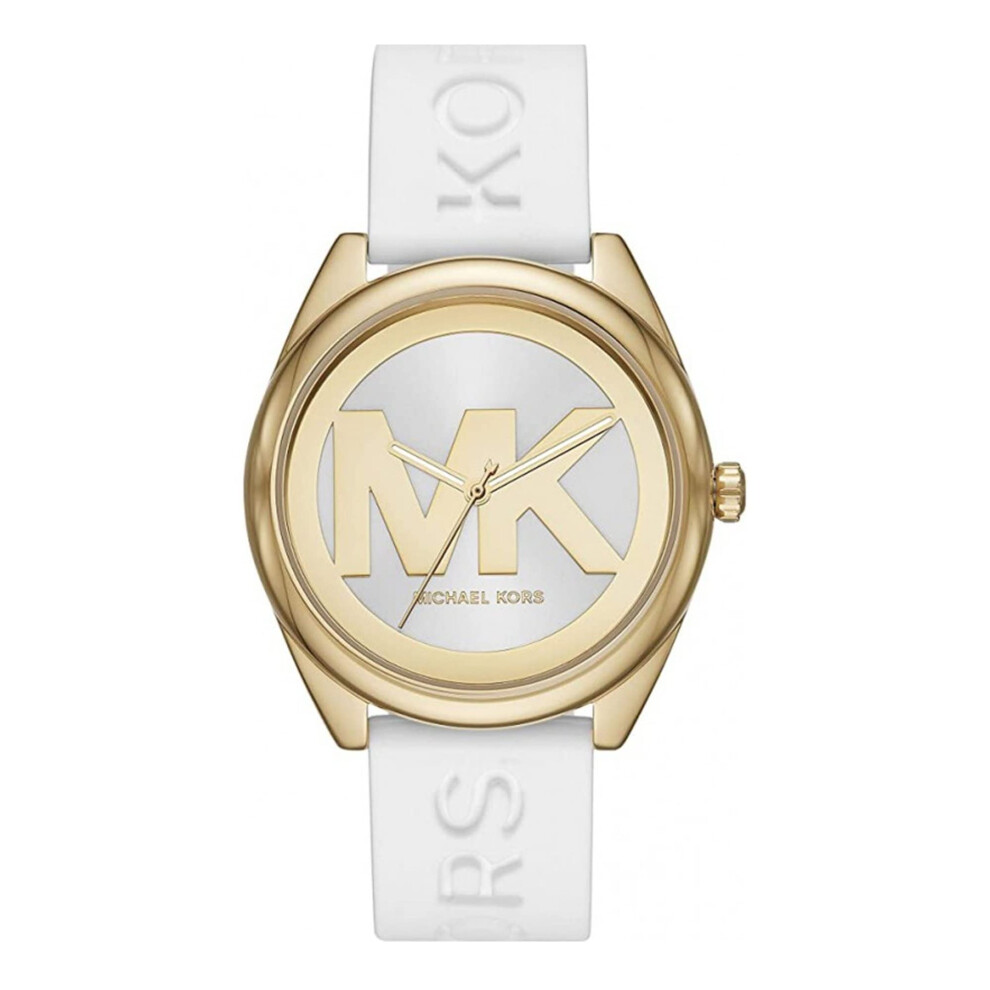 Michael Kors Women's Janelle Three-Hand Gold-Tone Stainless Steel Watc