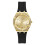Guess GUESS Black + GoldTone Crystal Silicone Watch 1